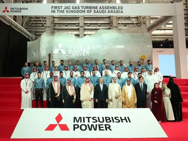 Mitsubishi Power unveils first locally assembled M501JAC gas turbine in Saudi Arabia